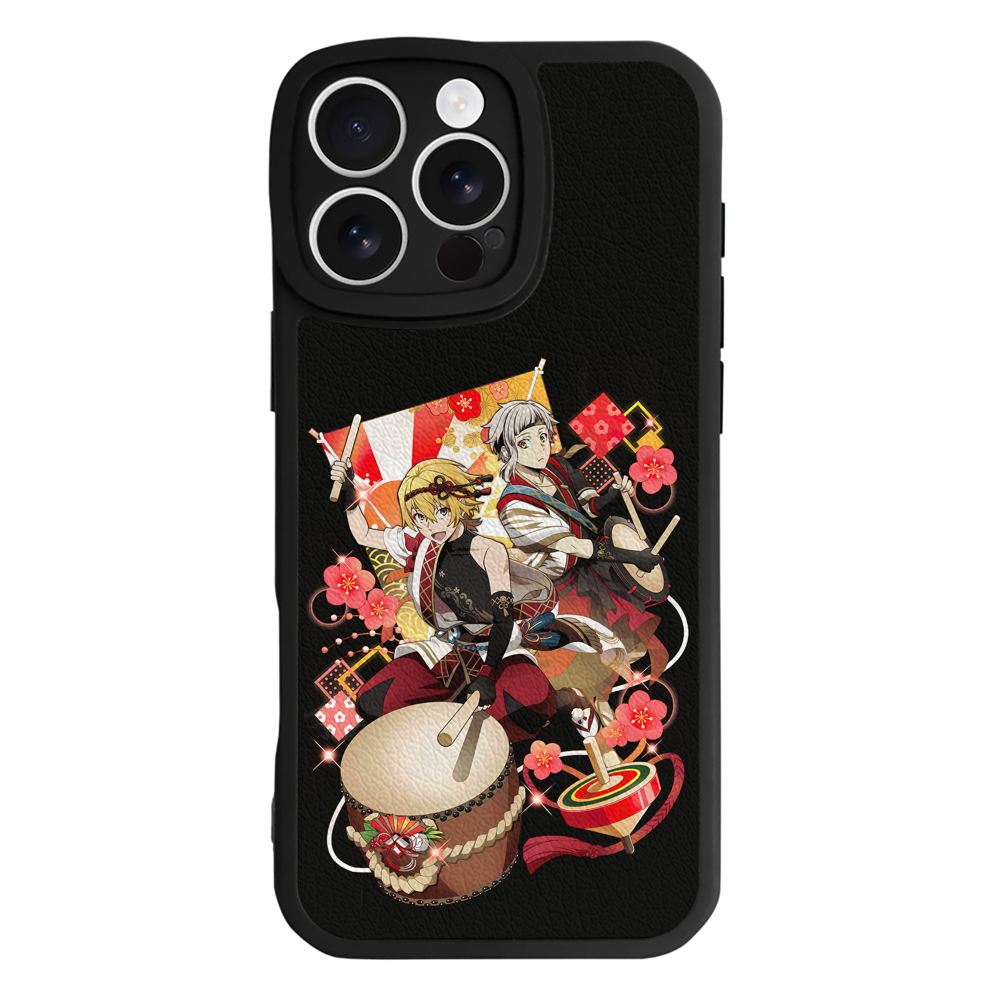 （画像用） 文豪ストレイドッグス Bungo Stray Dogs 【iPhone 16シリーズ対応】シリコンスマホケース（レザー調） 材質：シリコン